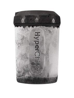 Hyperchiller Black Iced Beverage Coffee Beverage Patented Cooler Drink Cold Mug